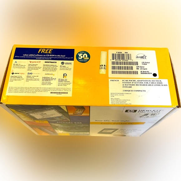 VTG HP JORNADA 548 COLOR POCKET PC BOX DOCKING STATION HANDHELD COMPUTER CHARGER - Picture 6 of 7